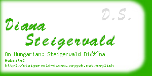 diana steigervald business card